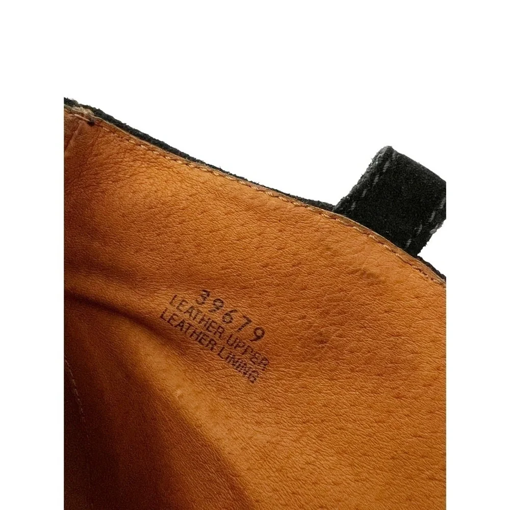 Madewell The Billie Boot in Suede Leather Black Size 9